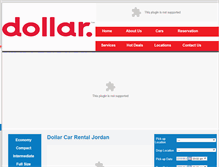 Tablet Screenshot of dollarjordan.com